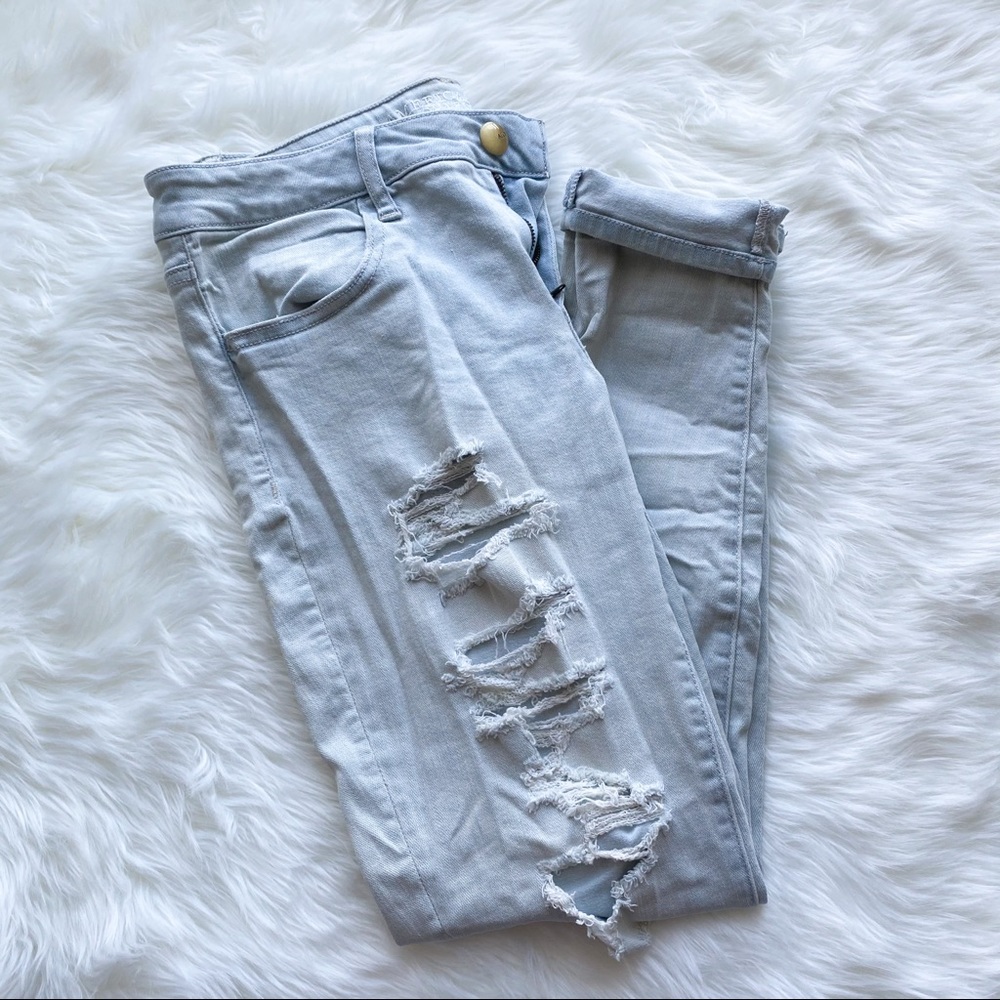 American Eagle Ripped Skinny Jeans